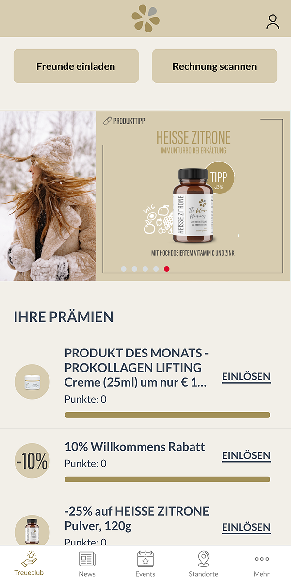 The Bloom Pharmacy App Aktionen